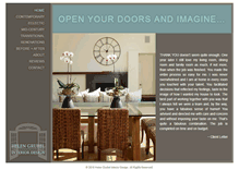 Tablet Screenshot of helengrubelinteriordesign.com